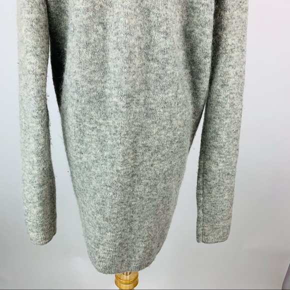 H&M Gray Mohair Blend Open Front Cardigan XS - Picture 10 of 11